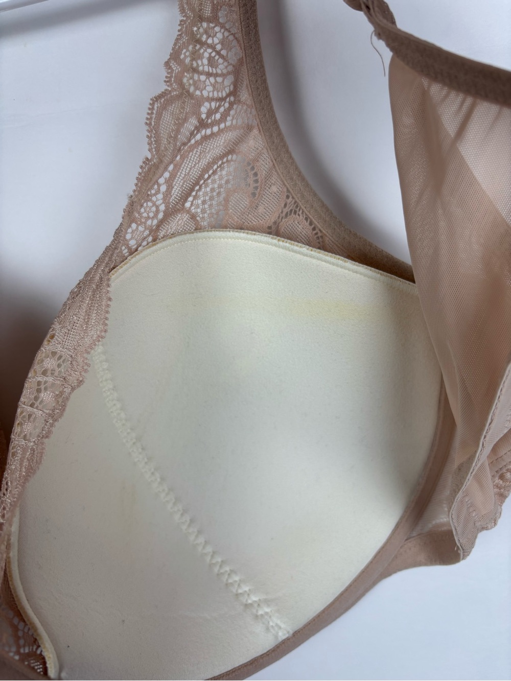 Playtex Bra Beige Lace Underwire Padded Size 44DD - Picture 5 of 6